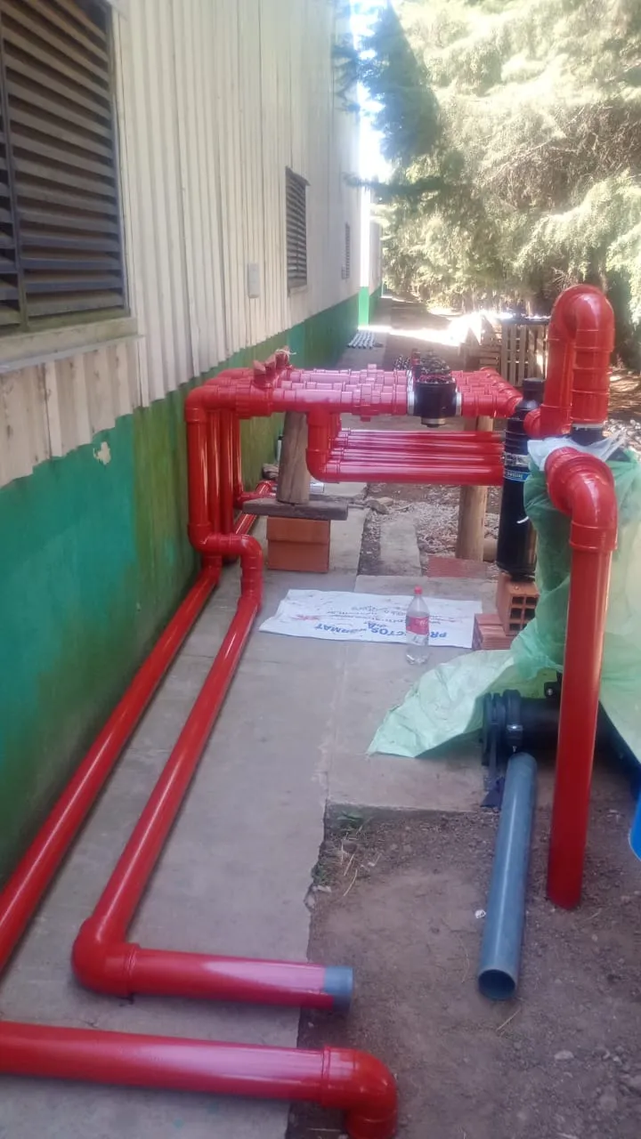 Sistema de Defensa Contra Incendios instalado por SG Sistemas de Riego