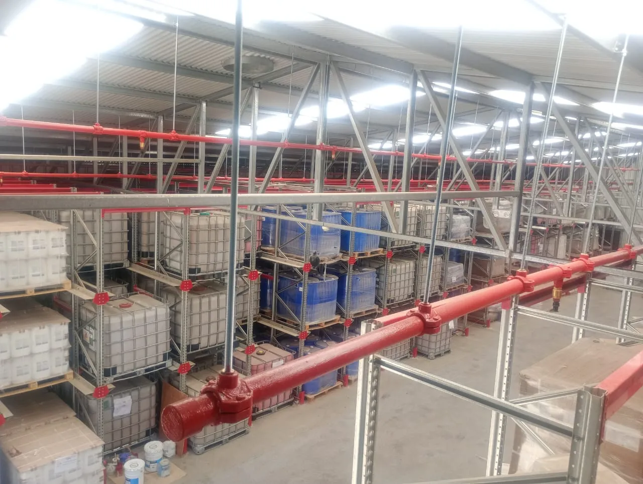 Sistema de rociadores contra incendio en nave industrial – Santa Fe